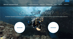 Desktop Screenshot of buceoaguadulce.com